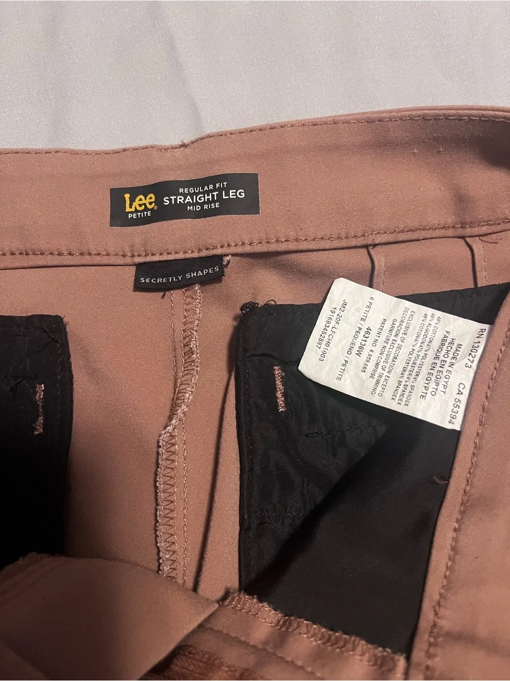 Classic Straight-Leg Women’s Pants — Dusty Rose